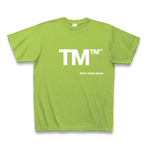 TM (White)｜Tシャツ Pure Color Print｜ライム