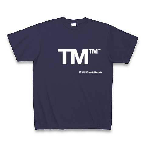 TM (White)｜Tシャツ Pure Color Print｜メトロブルー