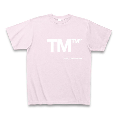 TM (White)｜Tシャツ Pure Color Print｜ピーチ