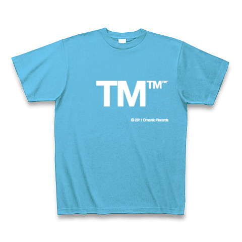TM (White)｜Tシャツ Pure Color Print｜シーブルー