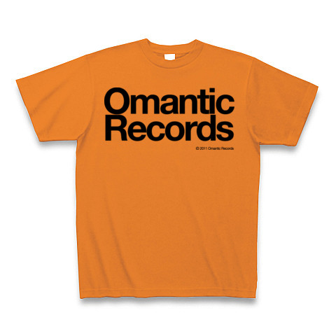 Omantic Records｜Tシャツ｜オレンジ