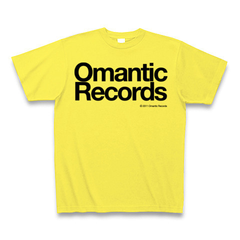 Omantic Records｜Tシャツ｜イエロー