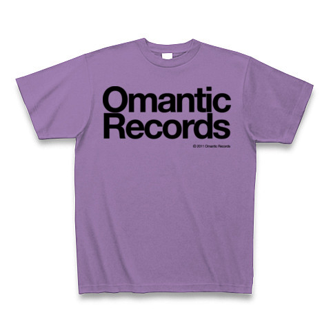 Omantic Records｜Tシャツ｜ライトパープル
