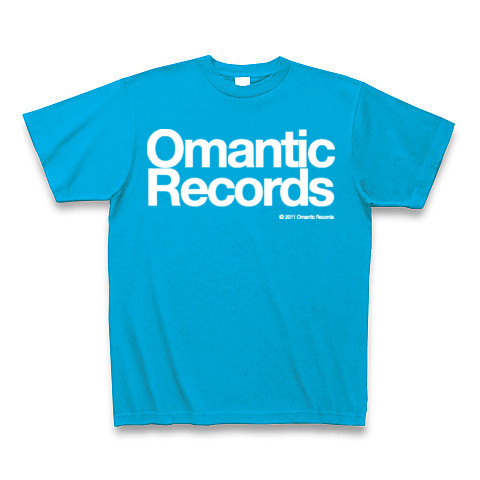 Omantic Records(W)｜Tシャツ Pure Color Print｜ターコイズ