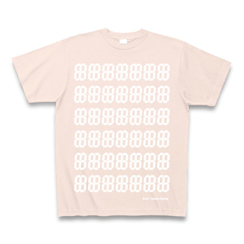 LED DEGITAL12seg7*6｜Tシャツ Pure Color Print｜ライトピンク