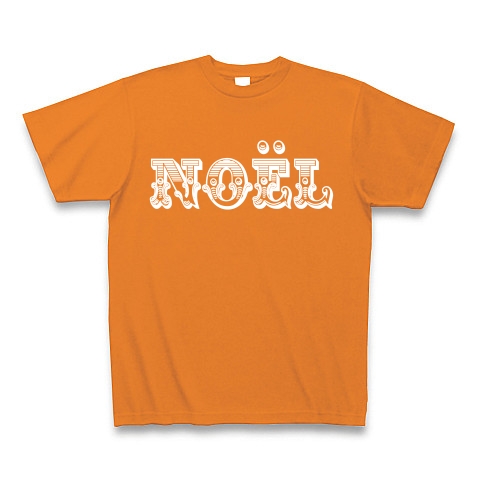 Noel｜Tシャツ Pure Color Print｜オレンジ