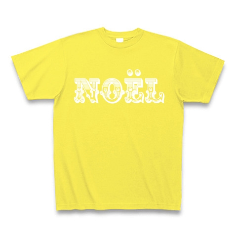Noel｜Tシャツ Pure Color Print｜イエロー