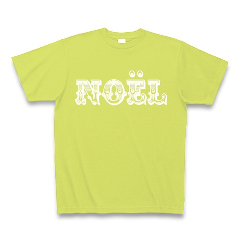 Noel｜Tシャツ Pure Color Print｜ライトグリーン