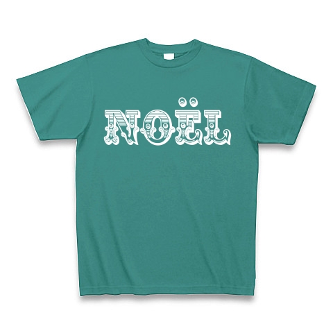 Noel｜Tシャツ Pure Color Print｜ピーコックグリーン