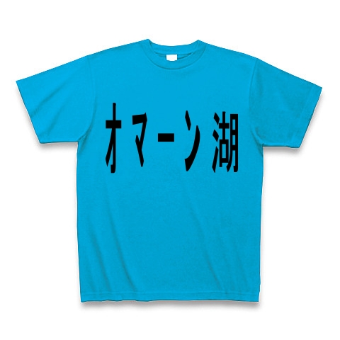 商品詳細 オマーン湖 Tシャツ ターコイズ デザインtシャツ通販clubt