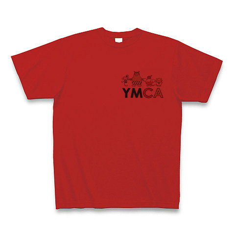 岡山YMCAキャラクターシャツ｜Tシャツ｜レッド