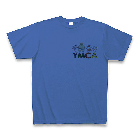 岡山YMCAキャラクターシャツ｜Tシャツ｜ミディアムブルー