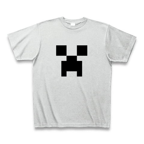 商品詳細 マインクラフト 恐怖の匠襲来 Tシャツ アッシュ デザインtシャツ通販clubt