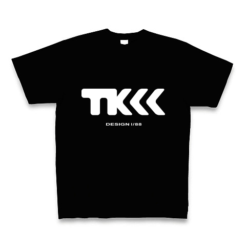 TK design ロゴTシャツ　type tk ｜Tシャツ Pure Color Print｜ブラック