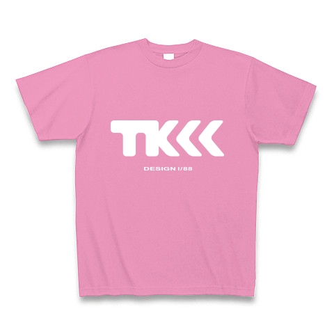TK design ロゴTシャツ　type tk ｜Tシャツ Pure Color Print｜ピンク