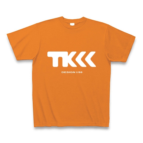 TK design ロゴTシャツ　type tk ｜Tシャツ Pure Color Print｜オレンジ