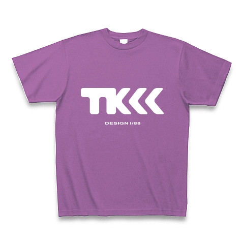 TK design ロゴTシャツ　type tk ｜Tシャツ Pure Color Print｜ラベンダー
