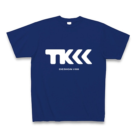 TK design ロゴTシャツ　type tk ｜Tシャツ Pure Color Print｜ロイヤルブルー