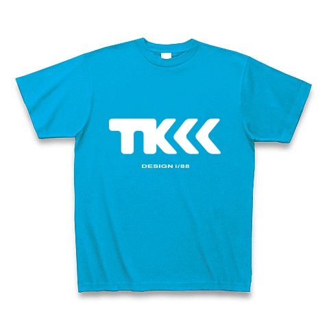 TK design ロゴTシャツ　type tk ｜Tシャツ Pure Color Print｜ターコイズ