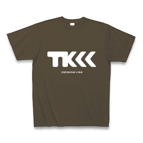 TK design ロゴTシャツ　type tk ｜Tシャツ Pure Color Print｜オリーブ