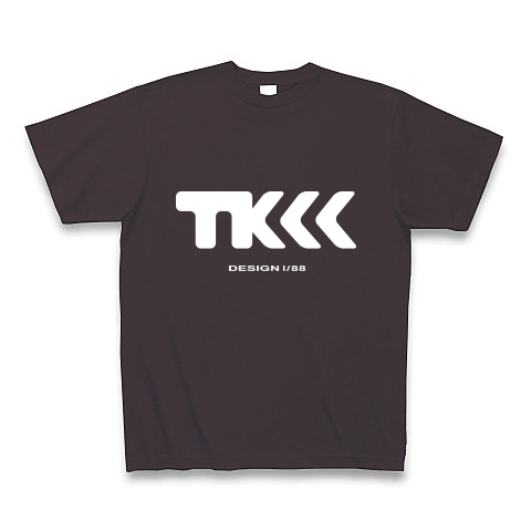 TK design ロゴTシャツ　type tk ｜Tシャツ Pure Color Print｜チャコール