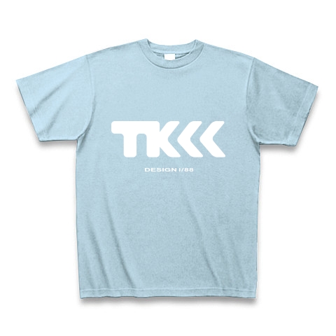 TK design ロゴTシャツ　type tk ｜Tシャツ Pure Color Print｜ライトブルー