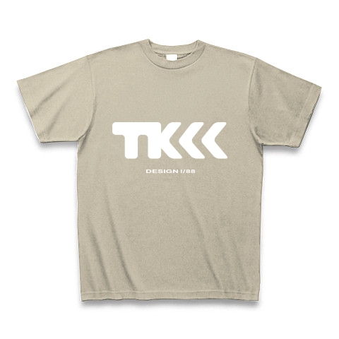 TK design ロゴTシャツ　type tk ｜Tシャツ Pure Color Print｜シルバーグレー
