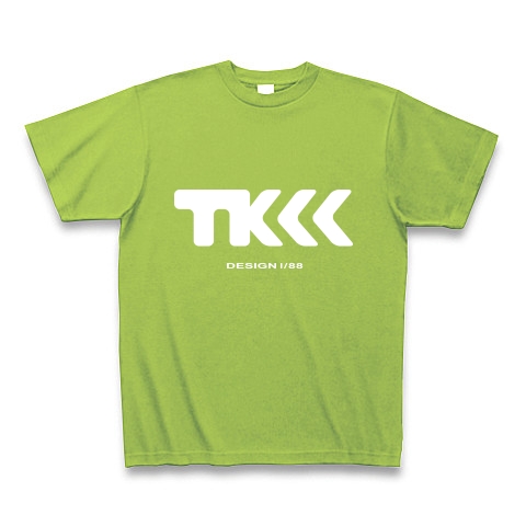 TK design ロゴTシャツ　type tk ｜Tシャツ Pure Color Print｜ライム
