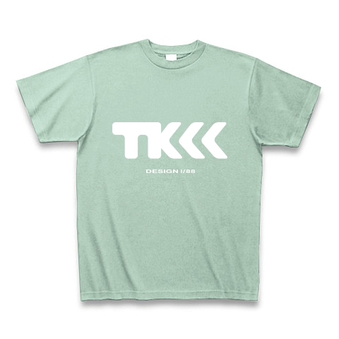 TK design ロゴTシャツ　type tk ｜Tシャツ Pure Color Print｜アイスグリーン