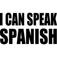 I CAN SPEAK SPANISH　ースペイン語が話せる人ってかっこよくないですか？！Tシャツー　type tk
