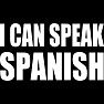 I CAN SPEAK SPANISH ースペイン語が話せる人ってかっこよくないですか?!Tシャツー type tk I CAN SPEAK SPANISH ースペイン語が話せる人ってかっこよくないですか?!Tシャツー type tk