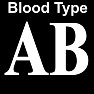 blood type AB 白文字Tシャツ −血液型であなたの性格が伝わるかも− by tk blood type AB 白文字Tシャツ −血液型であなたの性格が伝わるかも− by tk