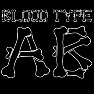 BLOOD TYPE AB型 by TK design BLOOD TYPE AB型 by TK design