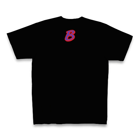 「B」アメリカンポップ｜Tシャツ Pure Color Print｜ブラック