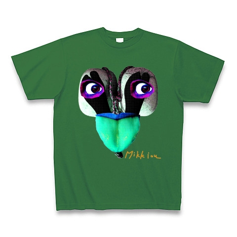 MIKKIOU 13ct｜Tシャツ Pure Color Print｜グリーン