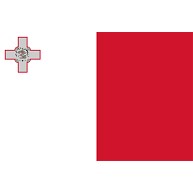マルタの国旗ー片面プリント