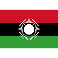 マラウイの国旗ー片面プリント