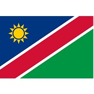 ナミビアの国旗ー　片面プリント