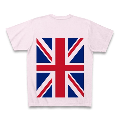 商品詳細 イギリスの国旗 ユニオンジャック ー縦ー両面プリント Tシャツ ピーチ デザインtシャツ通販clubt