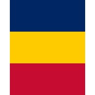 チャド共和国の国旗ー縦　ー両面プリント 