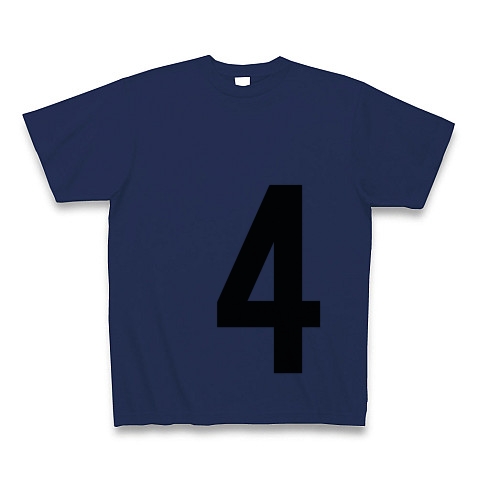 4（数字Tシャツ）｜Tシャツ｜ジャパンブルー