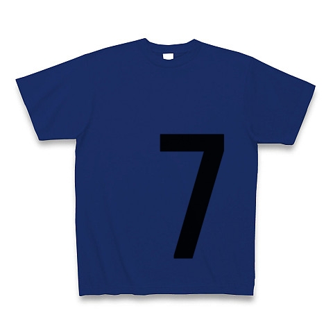 7（数字Tシャツ）｜Tシャツ｜ロイヤルブルー
