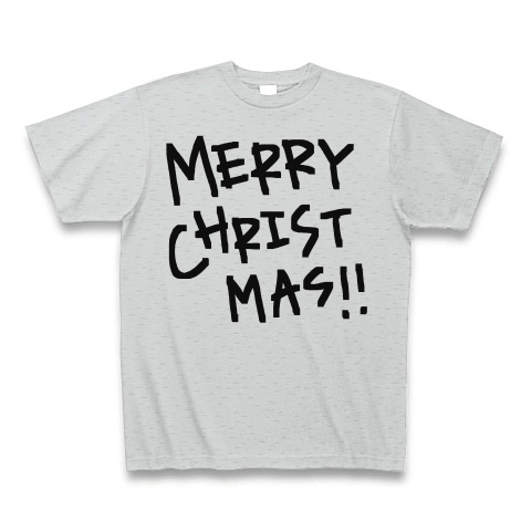 MERRY CHRISTMAS!!｜Tシャツ｜グレー