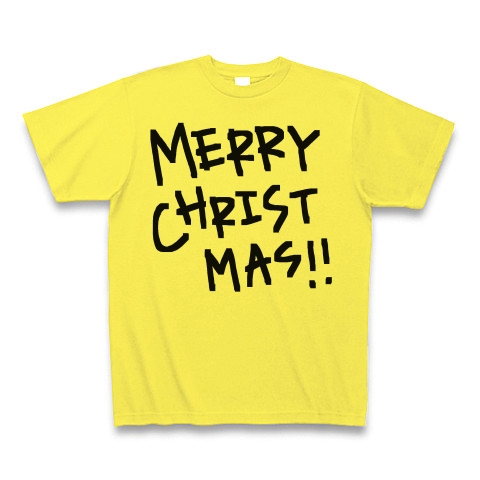 MERRY CHRISTMAS!!｜Tシャツ｜イエロー
