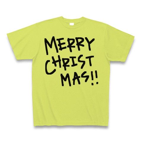 MERRY CHRISTMAS!!｜Tシャツ｜ライトグリーン
