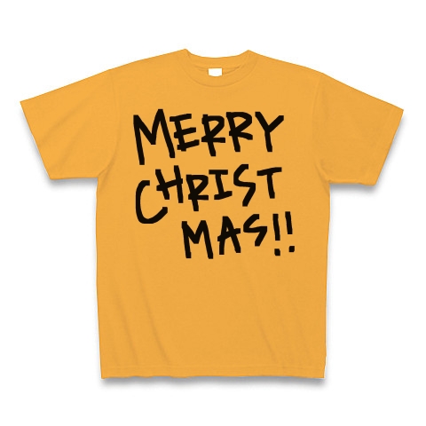 MERRY CHRISTMAS!!｜Tシャツ｜コーラルオレンジ