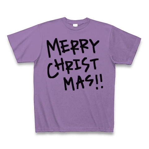 MERRY CHRISTMAS!!｜Tシャツ｜ライトパープル