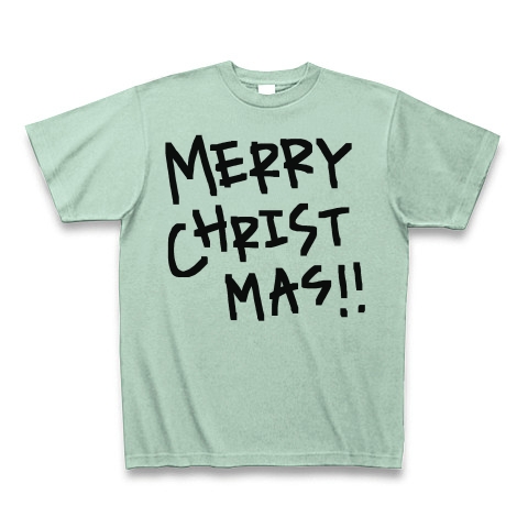 MERRY CHRISTMAS!!｜Tシャツ｜アイスグリーン