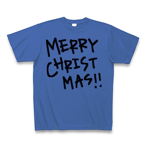 MERRY CHRISTMAS!!｜Tシャツ｜ミディアムブルー