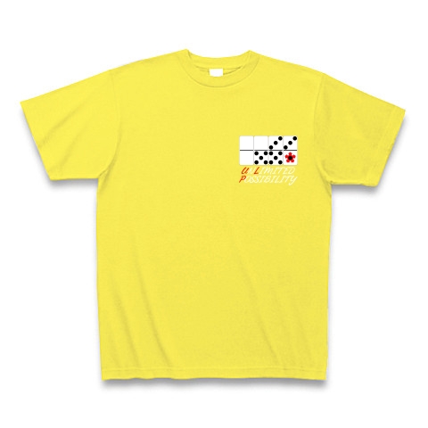 Life's a bitch(A) - by ULP(白文字）(検d-mart)｜Tシャツ Pure Color Print｜イエロー